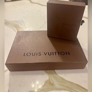 Louis Vuitton Brown Logo Gift Box Set